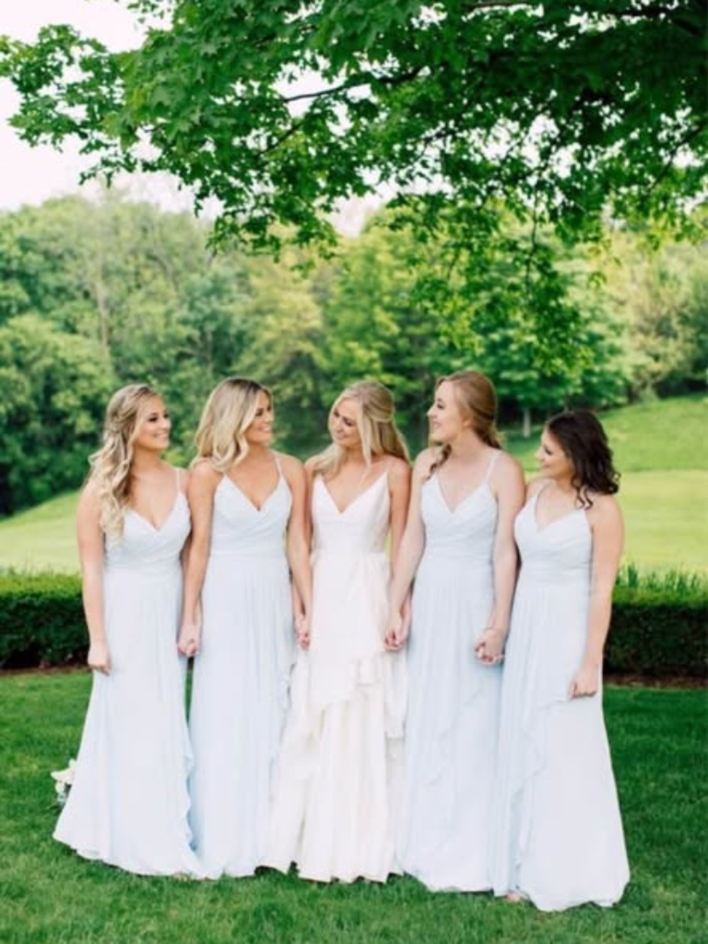 Blue Bridesmaids Dress